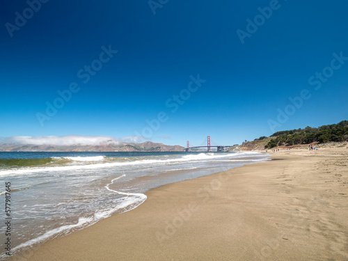 San Francisco Panorama view at Baker Beach view