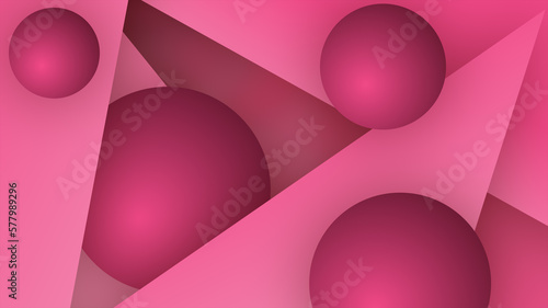 Gradient abstract shapes background.