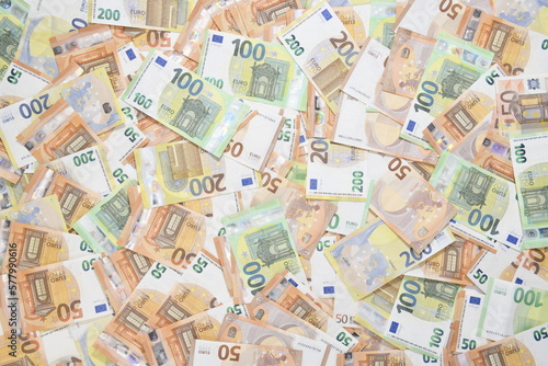 background made of euro banknotes