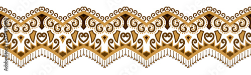 Ethnic pattern geometric design folklore ornament. Tribal ethnic vector texture. Seamless striped pattern in Aztec style. Figure tribal embroidery. Indian EP.70