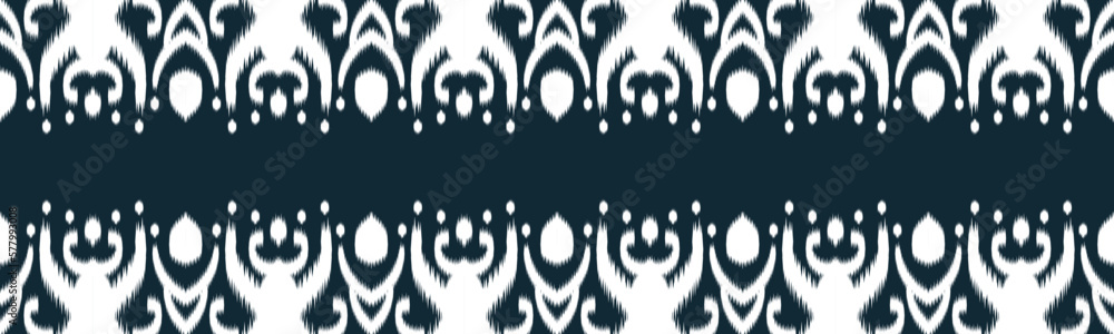 Ikat Ethnic Seamless Pattern Design in tribalt vertical. Geomatirc tribal vector texture. Figure tribal embroidery. backgroud Vector illustration EP.14 Ikat Ethnic Seamless Pattern Design in tribalt vertical. Geomatirc tribal vector texture. Figure tribal embroidery. backgroud Vector illustration EP.14