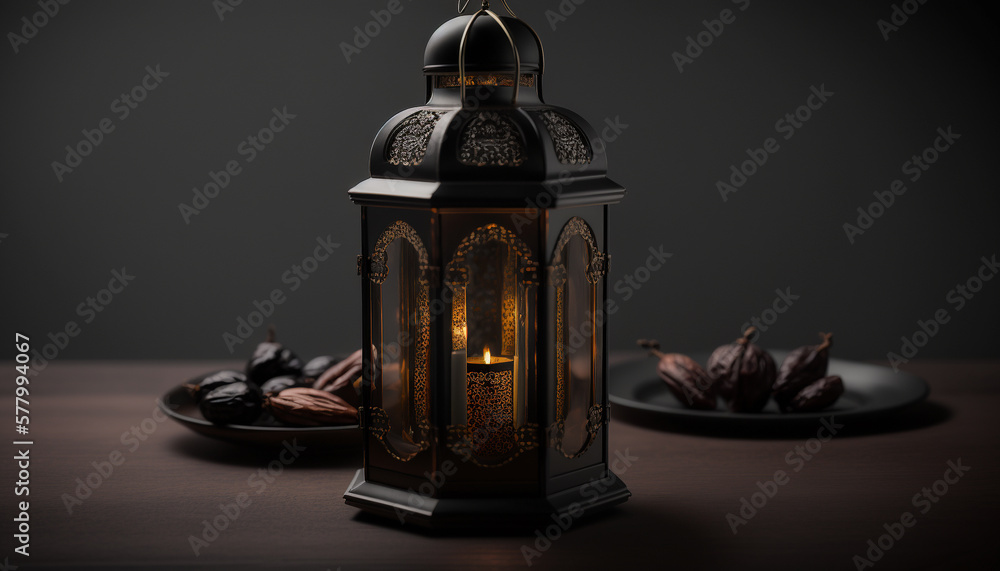 Ramadan kareem greetings islamic background with lantern Ramadan kareem greetings islamic background with lantern