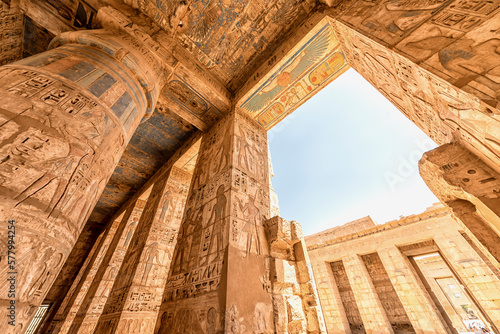 The Temple of Ramesses III in Luxor, Egypt photo