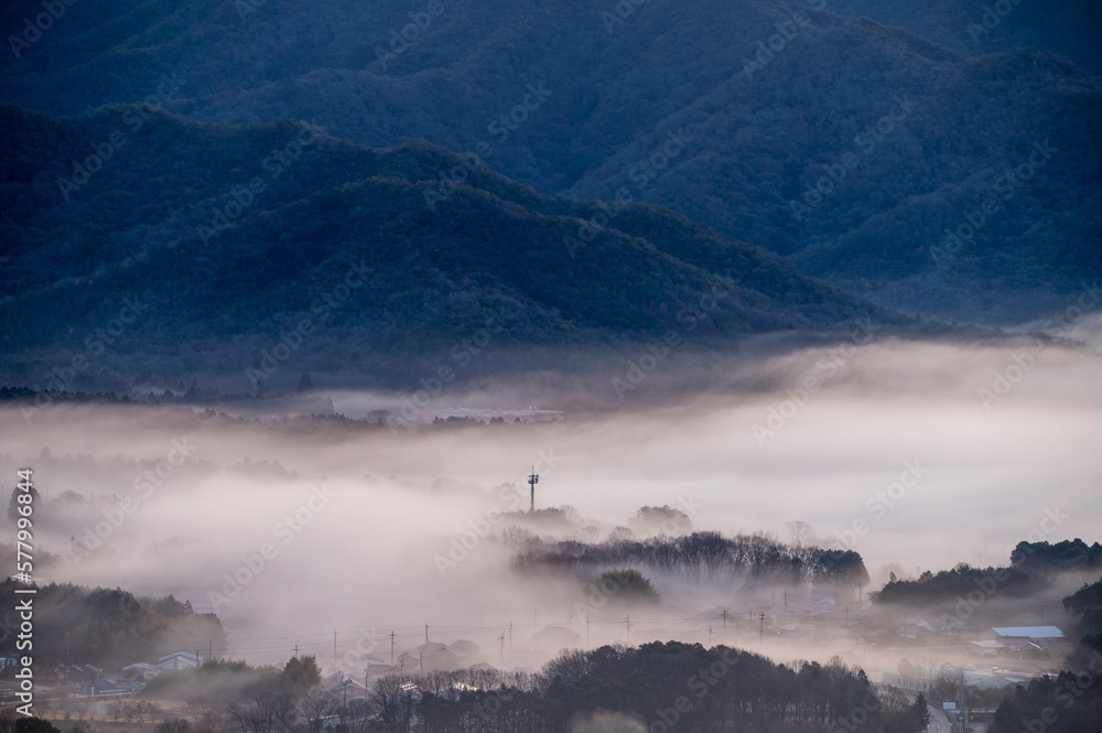 Obraz premium 静かな霧の朝