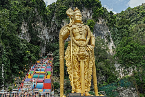Photography People visiting Batu Caves in Kuala Lumpur city