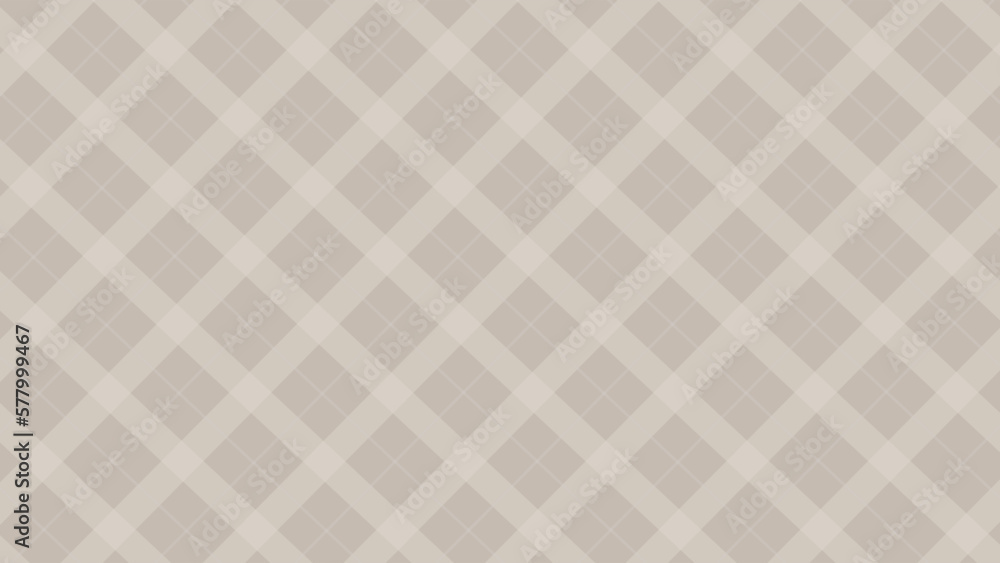 Diagonal checkered seamless pattern in beige background Diagonal checkered seamless pattern in beige background