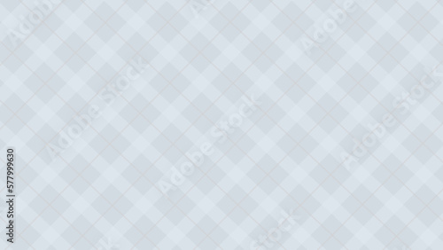 White diagonal checkered seamless pattern in blue background