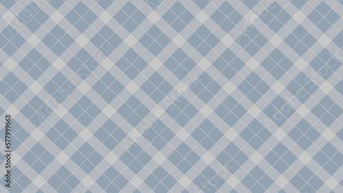 Blue diagonal checkered seamless pattern in blue background