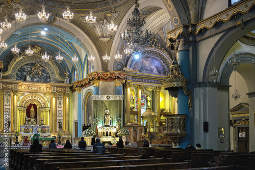 Basilica and Convent of Santo Domingo or Convent of the Holy Rosary, Altar, Lima, Peru