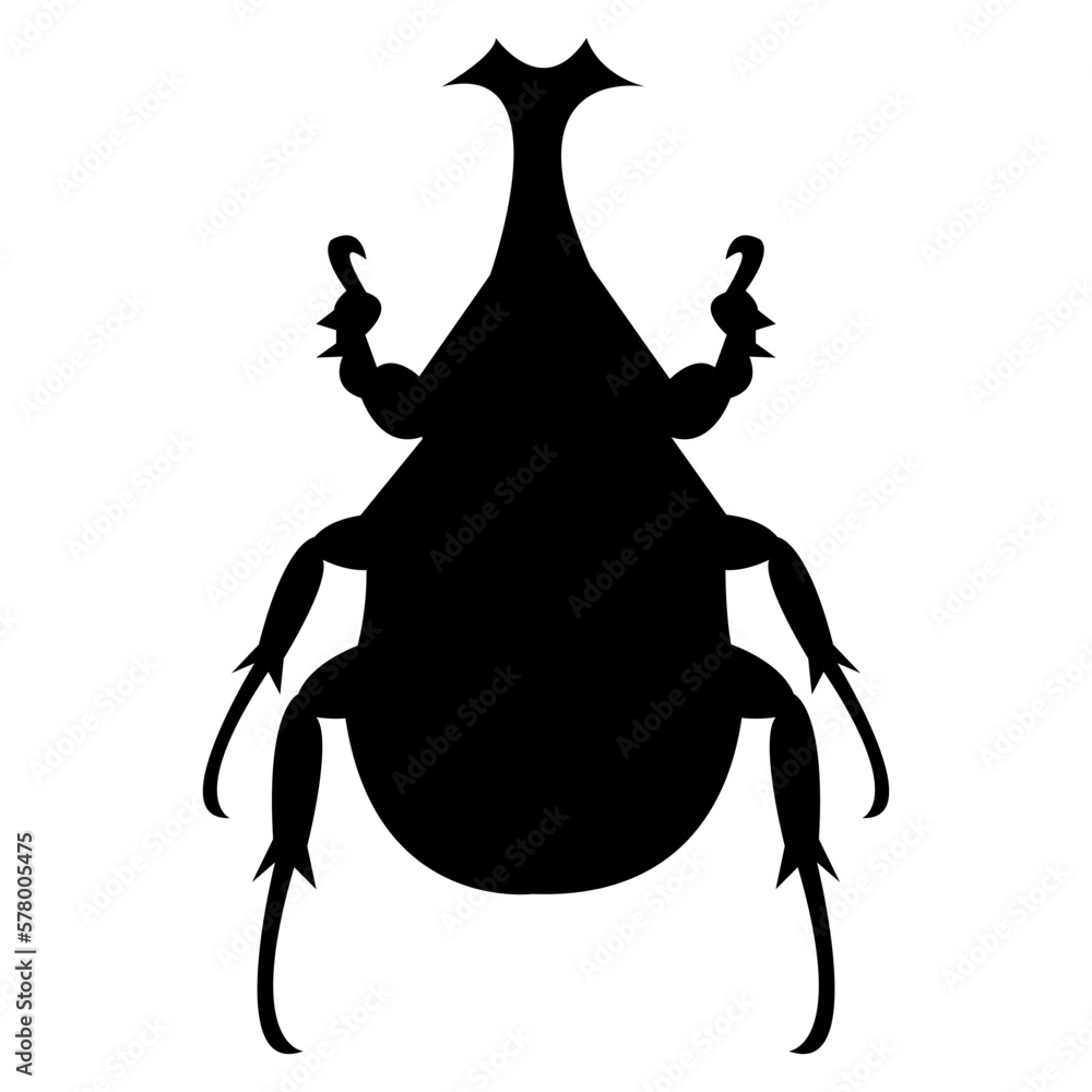 Fototapeta premium beetle icon illustration vector