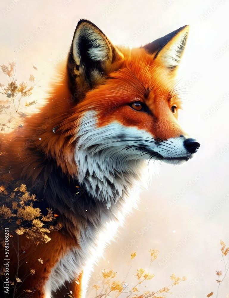 Obraz premium Red fox