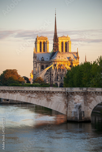 Notre-Dame di Parigi all'alba