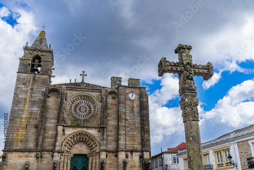 Church of San Martino in the city of Noia, in Coruna, Galicia, Spain photo