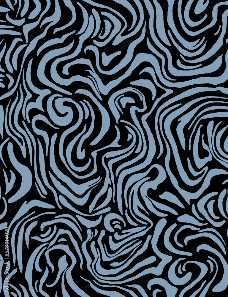 Seamless zebra pattern, liquid print. Seamless zebra pattern, liquid print.