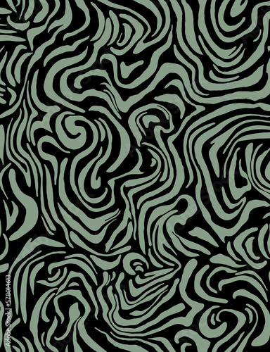 Seamless zebra pattern  liquid print.