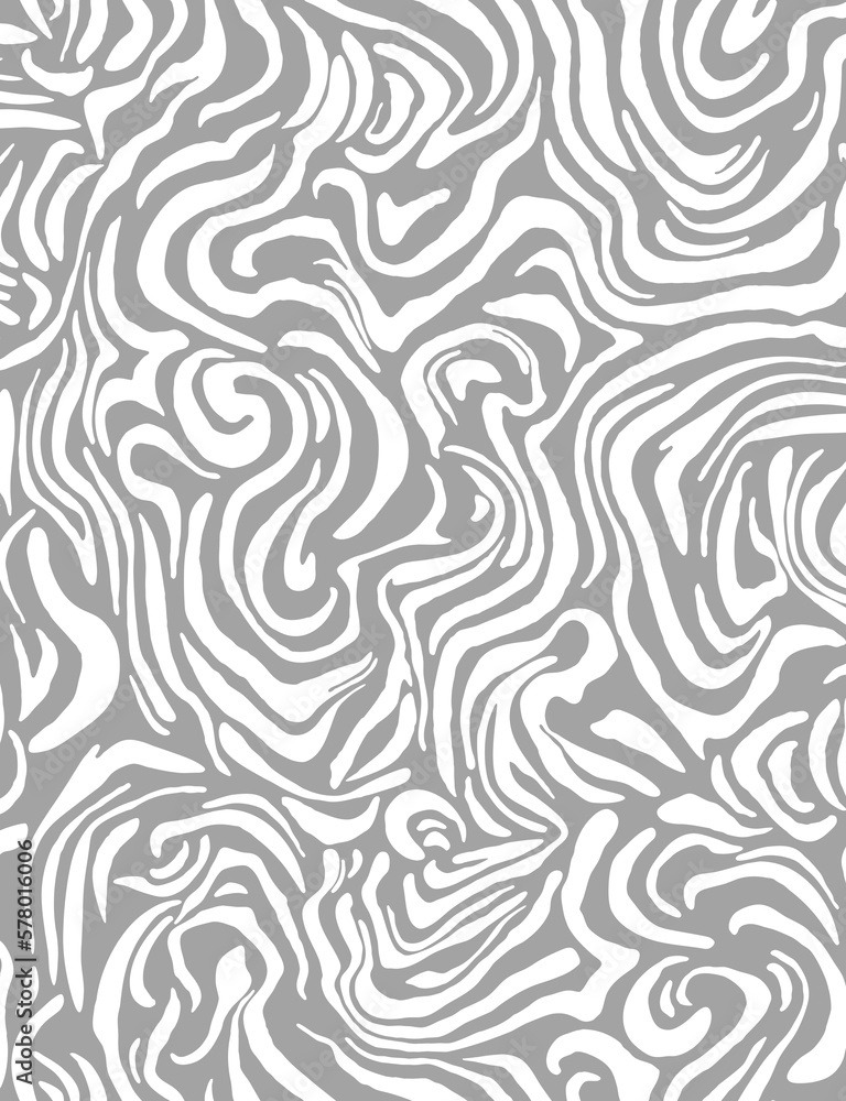 Seamless zebra pattern, liquid print.