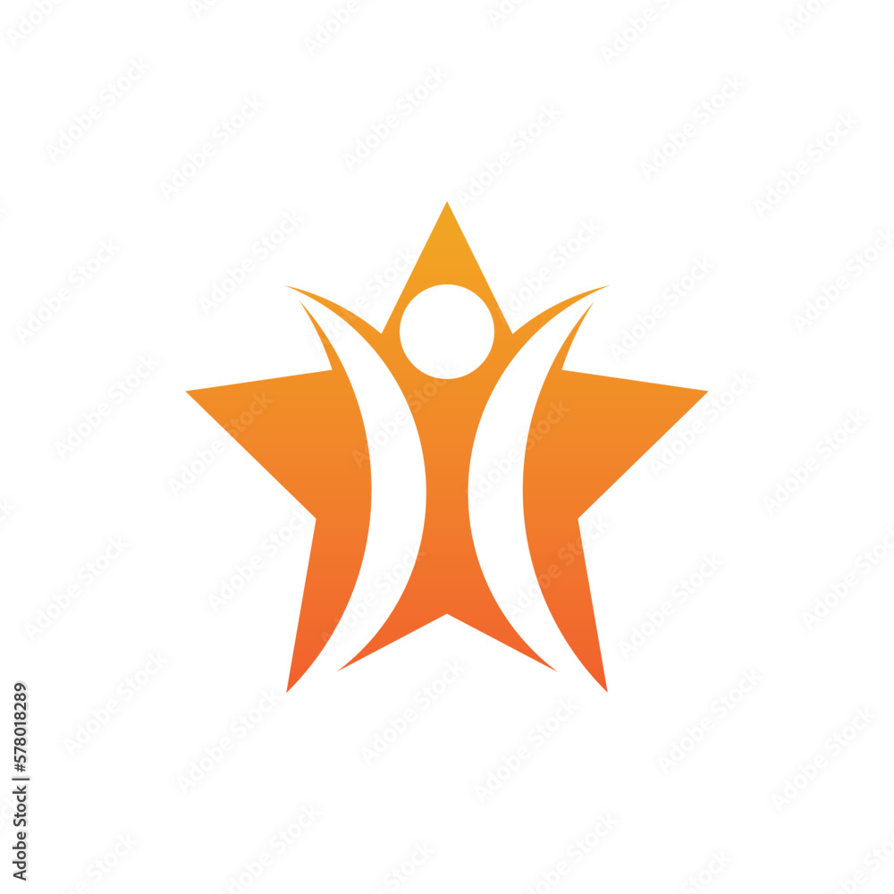 Star icon template Star icon template
