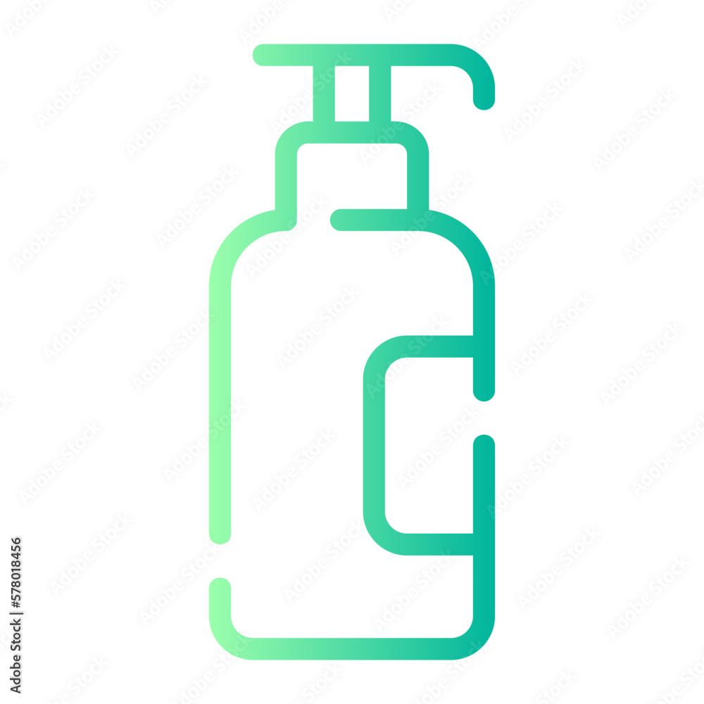 hand sanitizer gradient icon hand sanitizer gradient icon