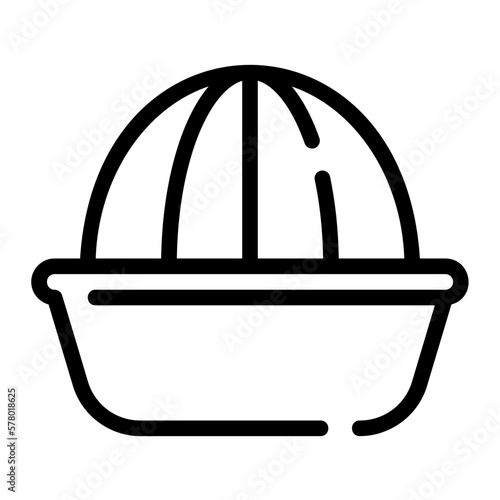 squeezer line icon
