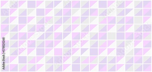 Abstract geometric background. Triangles pattern vector design. Minimalistic tile style triangular wallpaper. Seamless structure background