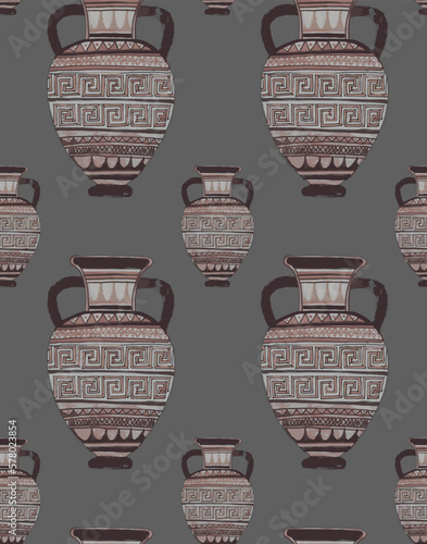 Seamless pattern of you meander