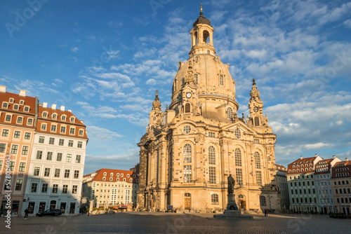 Church Frauenkirche in Dresden in the sunlight © Anja Völker