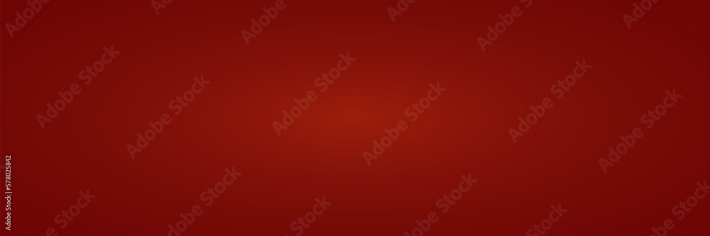Red grunge background. Bright web banner. Light reflection on the wall. Copy space for your design. Website header.