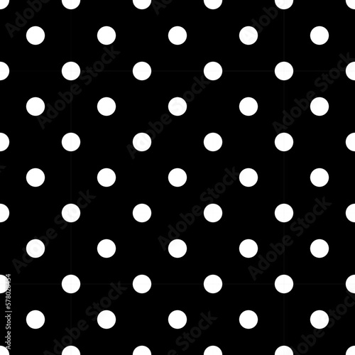 black and white seamless pattern with dots