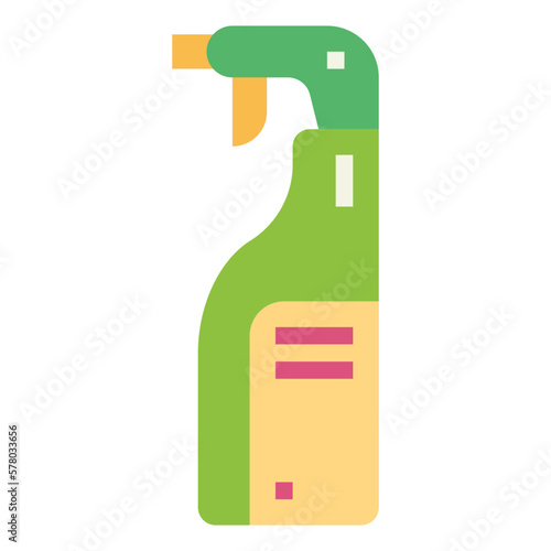 spray starch flat icon style