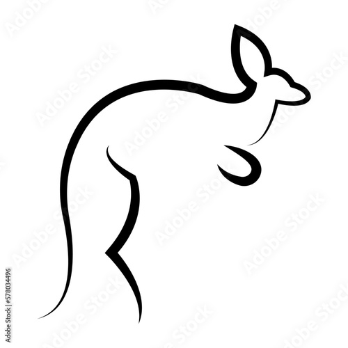 kangaroo icon illustration vector