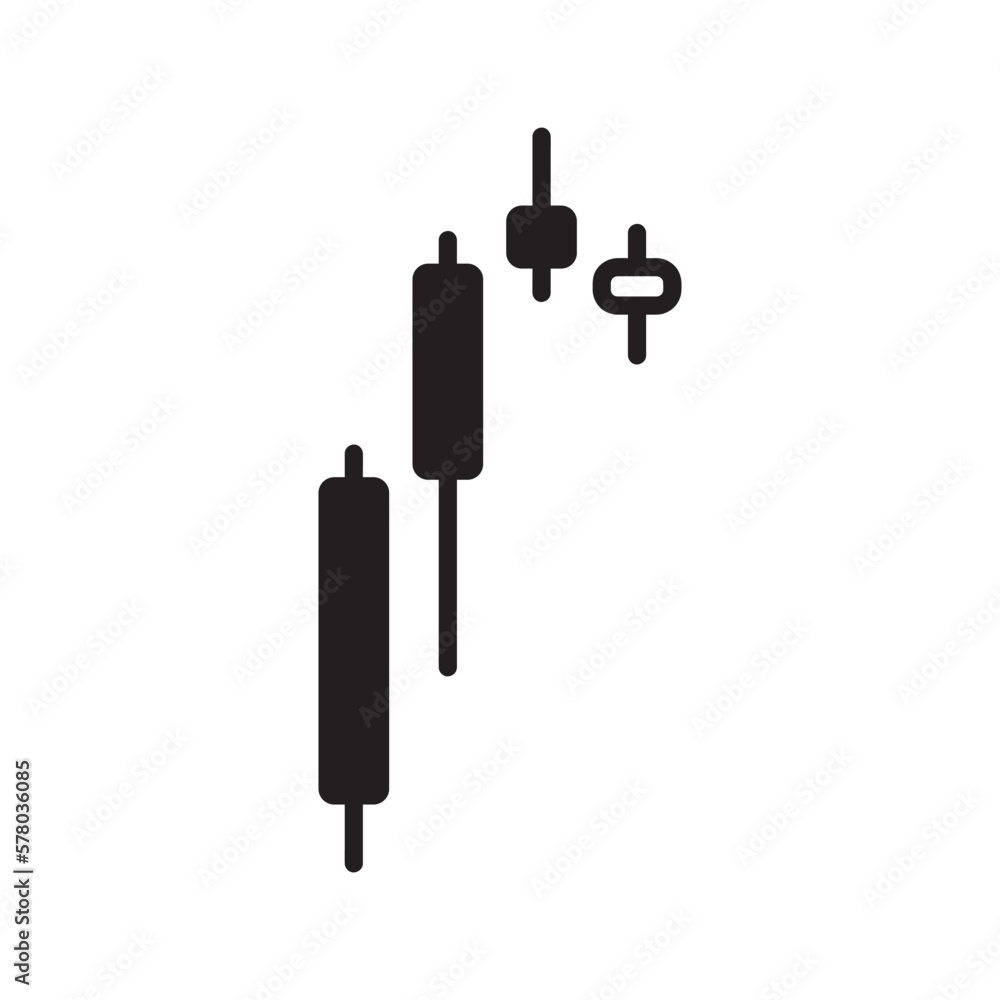 Business candle stick graph chart. Vector illustration Business candle stick graph chart. Vector illustration