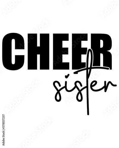 cheer sister Retro svg