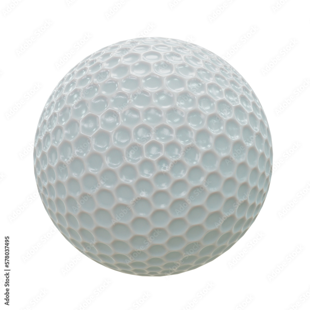 golf ball white color 3D rendering golf ball white color 3D rendering
