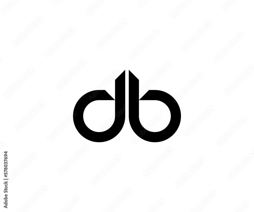 b letter abstract vector logo templet. b letter abstract vector logo templet.