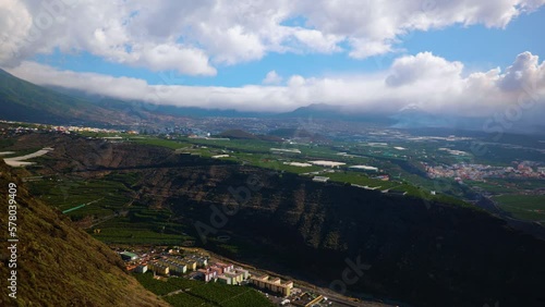 The Aridane Valley on La Palma, Spain. photo