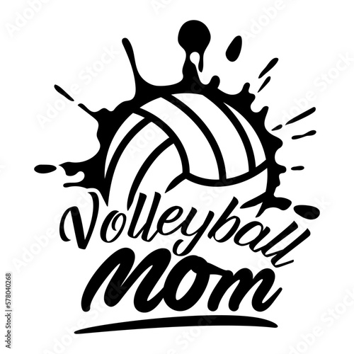 Volleyball mom sports design for volleyball fans.  Volleyball theme design for sport lovers stuff and perfect gift for volleyball players and fans.
