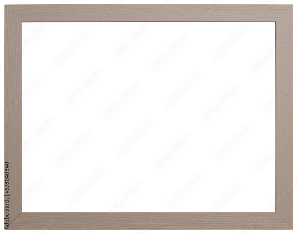 Plastic photo frame mockup on transparent background Plastic photo frame mockup on transparent background