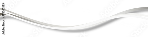 Grau Silber Welle Wellen Band Banner