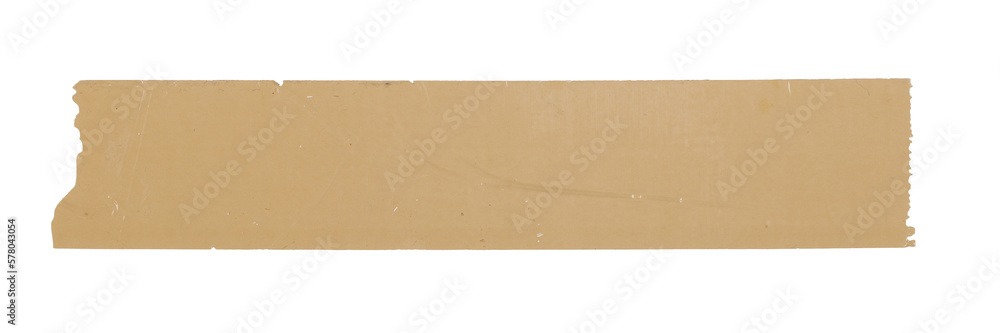 Adhesive tape piece, png isolated on transaprent background. Design elements for scrapbooking, collage etc