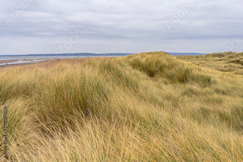 sand dunes at Talacre beach north Wales UK