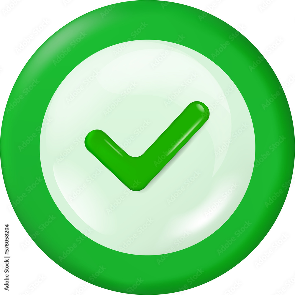 3D Right and Wrong Button in Round Shape. Green Yes and Red No Correct Incorrect Sign. Checkmark Tick Rejection, Cancel, Error, Stop, Negative, Agreement Approval or Trust Symbol. 3D Right and Wrong Button in Round Shape. Green Yes and Red No Correct Incorrect Sign. Checkmark Tick Rejection, Cancel, Error, Stop, Negative, Agreement Approval or Trust Symbol.