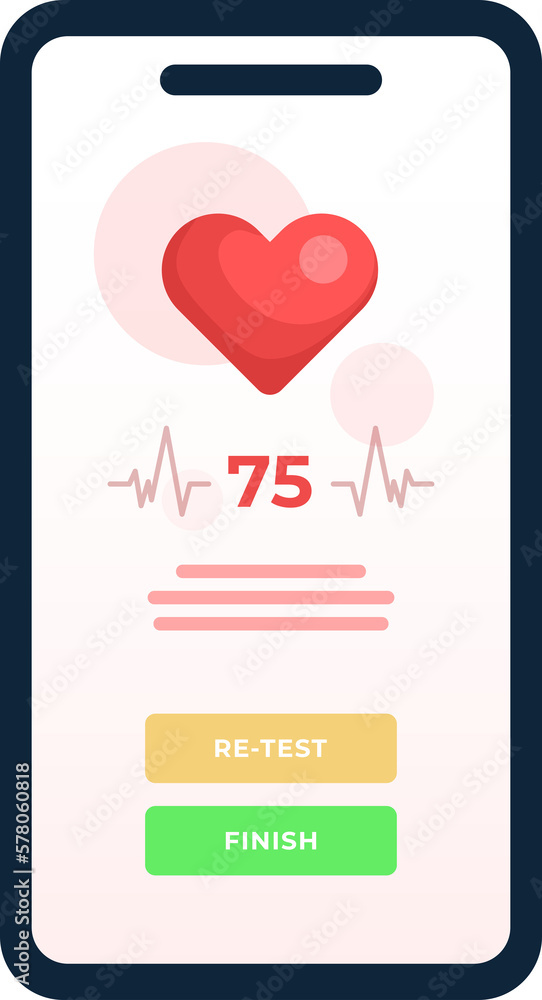 Heart rhythm reporting apps, heart rate monitors.concepts medical supplies. First aid kit, pharmacy drugs. Medical tools vector illustration set. Medical aid healthcare.