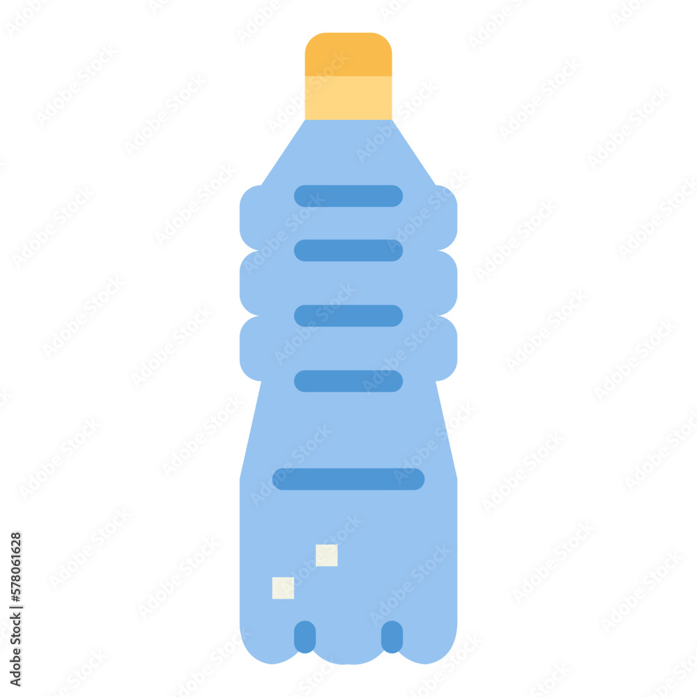 plastic bottle flat icon style plastic bottle flat icon style
