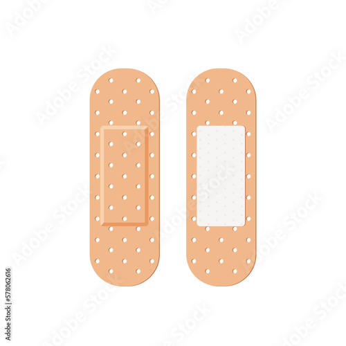 Medical Plaster, Bactericidal Adhesive Tape Isolated On White Background. First Aid For Small Wounds And Abrasions