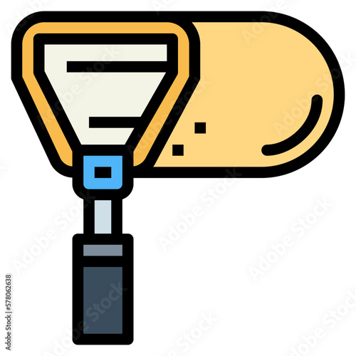 catching net filled outline icon style