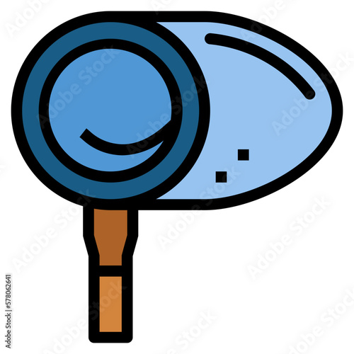 catching net filled outline icon style