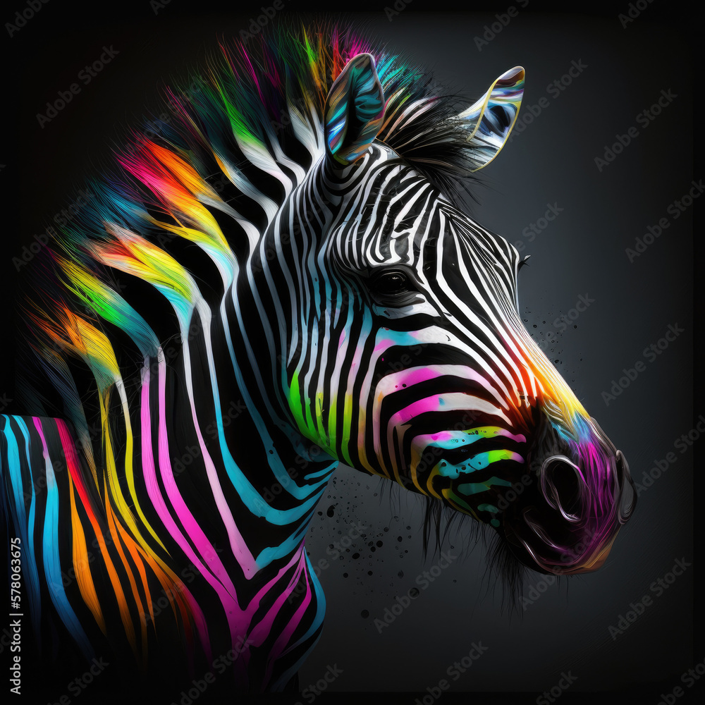 Graffiti Neon Art with Animals: A Bold and Colorful Image of Street Artistry Generative AI Graffiti Neon Art with Animals: A Bold and Colorful Image of Street Artistry Generative AI