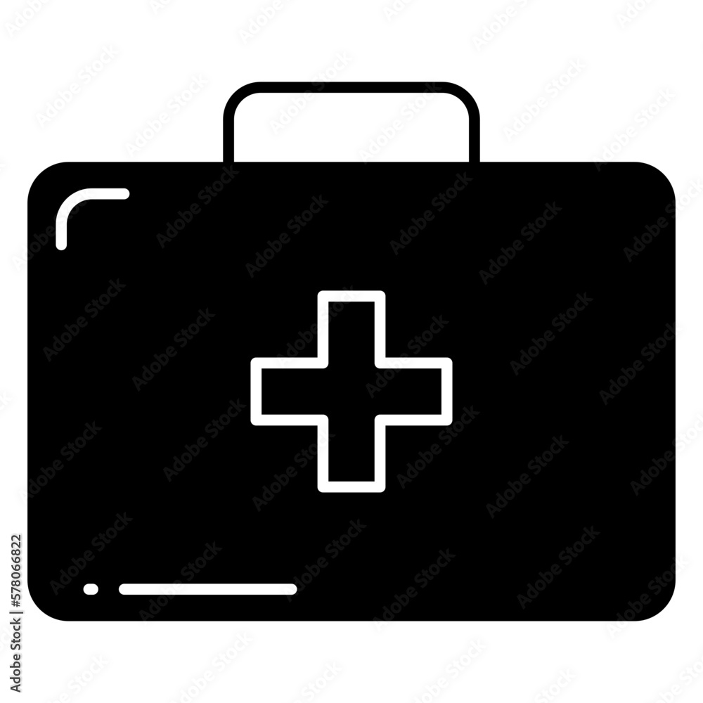 Obraz premium First aid kit icon
