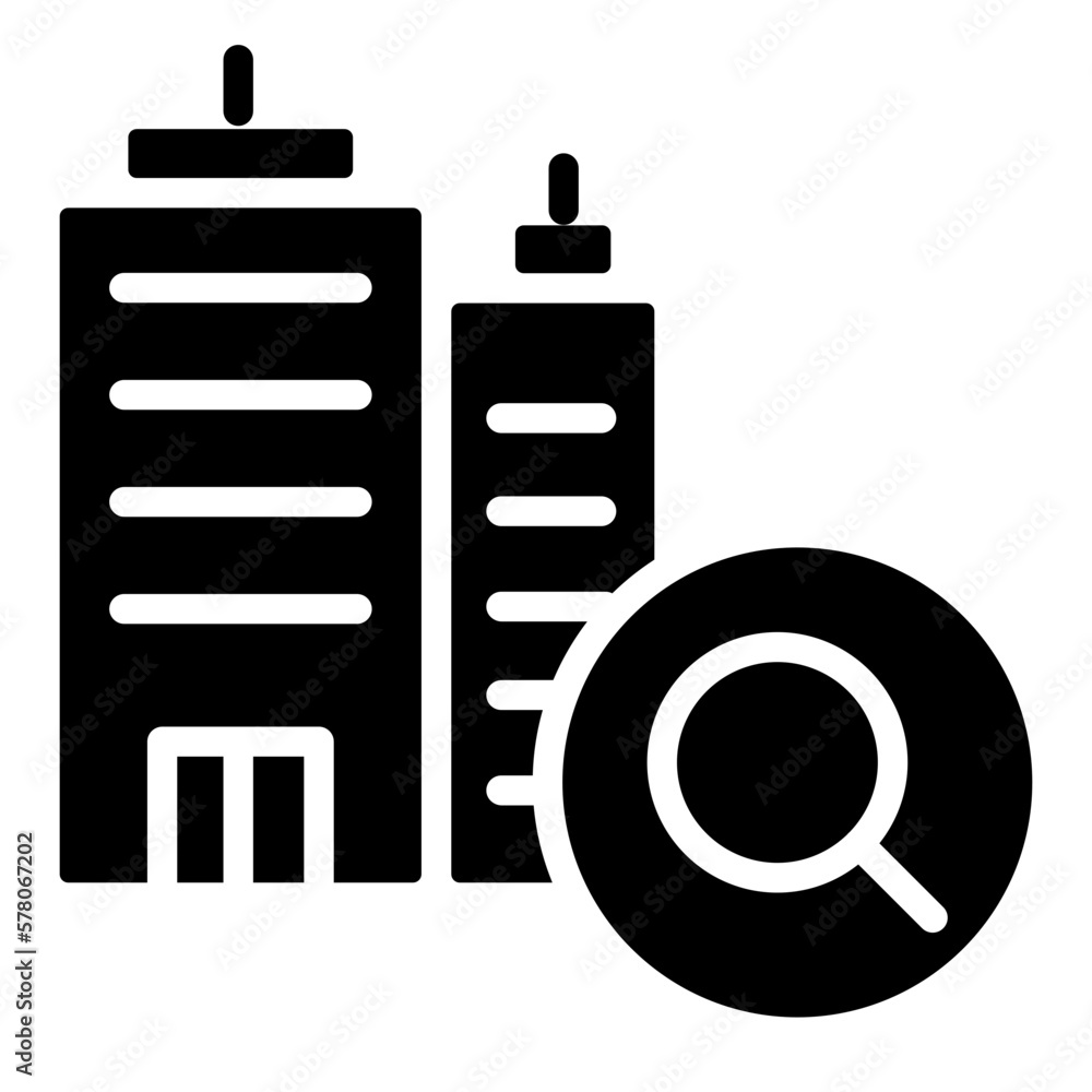 Obraz premium Search Hotels icon