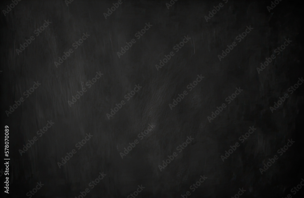 Black chalkboard. Generative AI